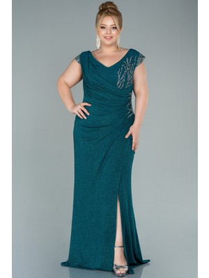 Abiyefon Uzun Büyük Beden Abiye ABU2438