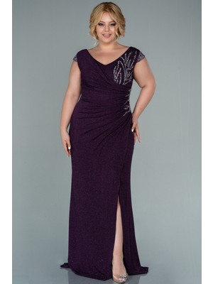 Abiyefon Uzun Büyük Beden Abiye ABU2438