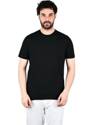 Kayısıevim Green Rise Siyah-Beyaz Erkek Regular Fit 2'li Pamuk T-Shirt