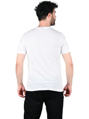 Kayısıevim Green Rise Siyah-Beyaz Erkek Regular Fit 2'li Pamuk T-Shirt