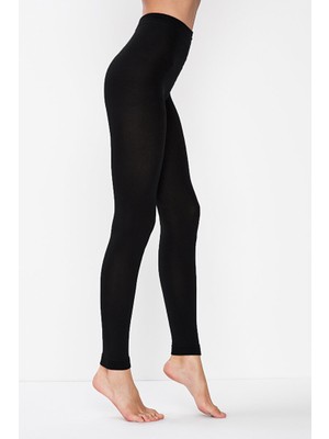 Penti 9'lu Eko Paket - Toptan -  Siyah Termal Tayt Black Thermal Leggings