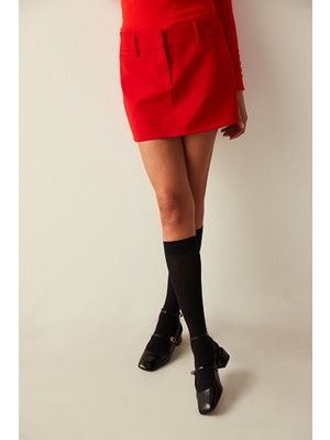 Penti 9'lu Eko Paket - Toptan -  Penti Mıcro 40 Pantolon Çorabı Dizaltı Çorap Siyah