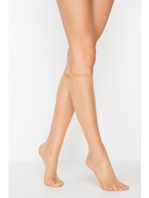 Penti 3'lü Eko Paket -  Penti Yok Gıbı 5 Den Pantolon Çorabı Dizaltı Çorap Ten