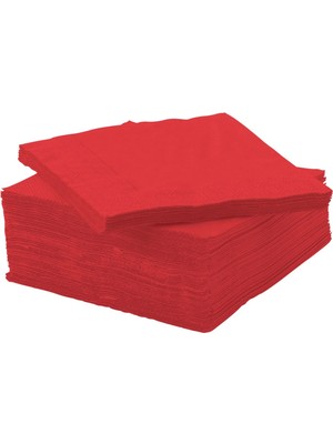 Rehau Ikea Fantastisk Kırmızı Peçete 40X40 cm 50 Adet