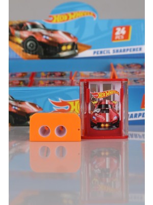 Hot Wheels Yeni Sezon Lisanslı Hot Wheels "tekli" Çift Bıçaklı Kalemtraş