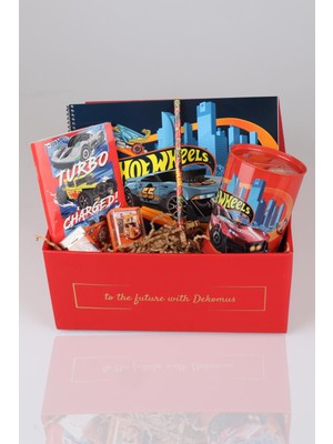 Hot Wheels Dekomus Özel Kutulu Yeni Sezon Lisanslı Hot Wheels Kırtasiye Seti