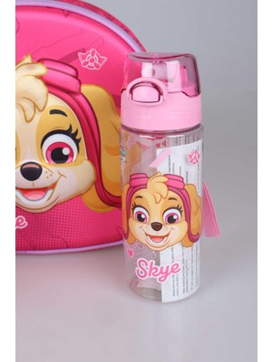 Paw Patrol Yeni Sezon Lisanslı Paw Patrol Okulda Macera Koleksiyonu Beslenme ÇANTASI,500 ml Matara ve Beslenme Kabı Yemek Seti