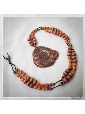 Z Jewelry Art Matda - El Yapımı Etnik Otantik Bohem Kadın Erkek Kolye