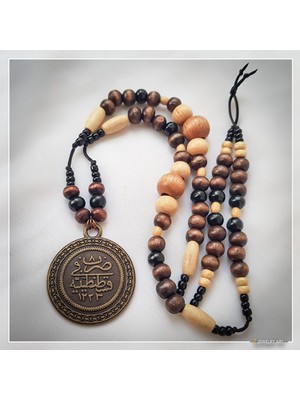 Z Jewelry Art Rodada - El Yapımı Etnik Otantik Bohem Kadın Erkek Tuğra Kolye