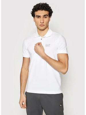 Ea7 Beyaz Erkek Polo T-Shirt 8NPF04PJM5Z