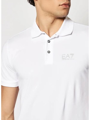 Ea7 Beyaz Erkek Polo T-Shirt 8NPF04PJM5Z