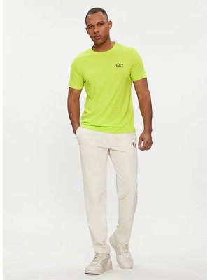 Ea7 Bisiklet Yaka Yeşil Erkek T-Shirt 8NPT51PJM9Z