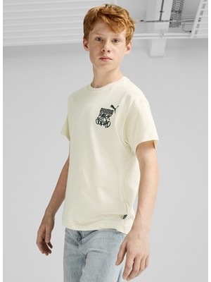 Puma Baskılı Beyaz Erkek T-Shirt 68187487-ESS+ Mıd 90S Graphic Tee