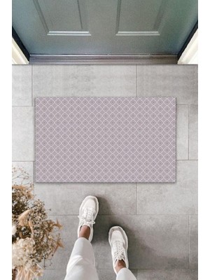 BD Digital Dekoratif Dijital Baskı Gri Motif Dış Mekan Paspas K-2094