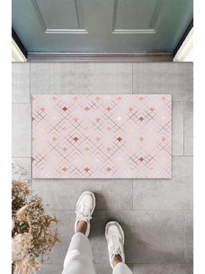 BD Digital Dijital Baskı Pudra Küçük Kare Paspas K-3197