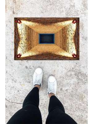 BD Digital Dijital Baskı Kahverbdmrktgi Kuyu Desbdmrkt Kapı Önü Paspası K-1047