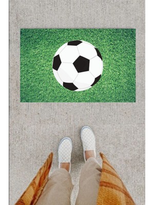 BD Digital Kapı Önü Paspası Dekoratif Dijital Baskı Futbol Topu P-2346
