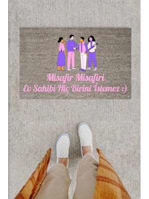 BD Digital Kapı Önü Paspası Dekoratif Dijital Baskı Misafir P-2349