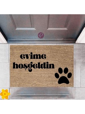 BD Digital Kapı Önü Paspası Dekoratif Dijital Baskı Evime Hoşgeldin P-2426