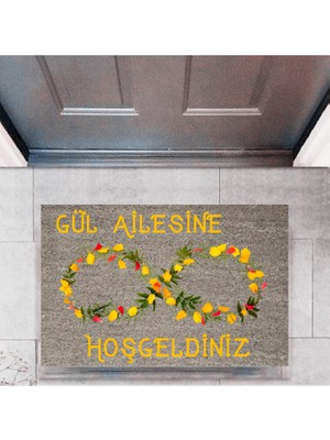 BD Digital Kapı Önü Paspası Dekoratif Dijital Baskı Kişiye Özel P-2452