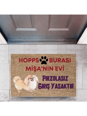 BD Digital Kapı Önü Paspası Dekoratif Dijital Baskı Hopps  P-2474