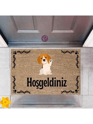 BD Digital Kapı Önü Paspası Dekoratif Dijital Baskı Hoşgeldiniz P-2417