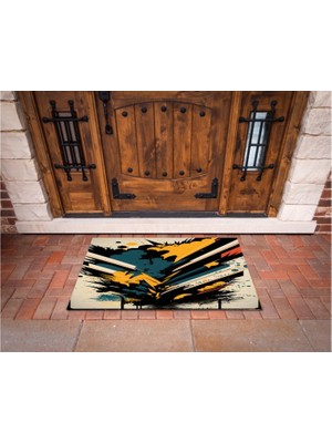 BD Digital 3D Baskı Özel Tasarım   Geometrik Dış Mekan Paspas 30