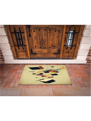 BD Digital 3D Baskı Özel Tasarım   Geometrik Dış Mekan Paspas 147