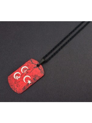 Herşey Nota Üç Hilal Künye Kolye