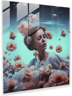 Painted Anarchy Star Wars Gerçeküstü Cam Baskı - Yıldız Savaşları, Ev Dekorasyonu, Gerçeküstü, Prenses Leia, 30X30