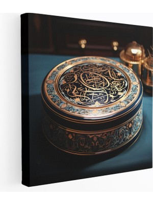 Painted Anarchy Osmanlı Hat Sanatı Kanvas Tablo, 30X30