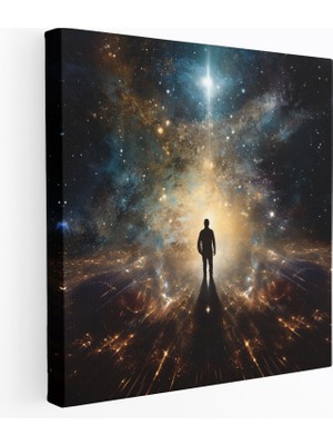 Painted Anarchy Yıldız Haritası Duvar Dekorasyonu - Yıldız Haritası, Kanvas Tablo, Yıldızlı Galaksi, Başkalarını Hayallere Davet Et, 30X30