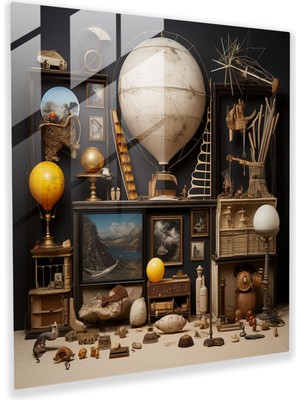 Painted Anarchy Natürmort Cam Baskı: Enigmatic Koleksiyonu - Natürmort, Gizem, Entrika, Enigmatik Koleksiyon, 30X30