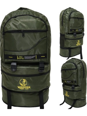 Wander Trend Bag Dağcı Sırt Çantası,körüklü Dağcı Çantası,wander Dağcı Kamp Çantası,(Yeşil)