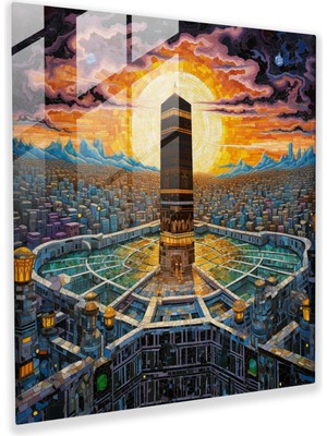 Painted Anarchy Vitray Baskı - Kabe Mozaik - Kabe, Cam Baskı, Sanat, Ev Dekorasyonu, 30X30
