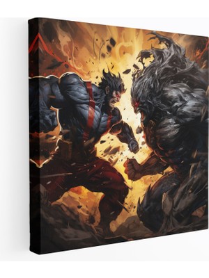Painted Anarchy Marvel Duvar Sanatı - Çizgi Roman Tarzı Süper Kahraman Kanvas Tablo - Marvel, Kanvas Tablo, Duvar Dekorasyonu, Marvel, 30X30