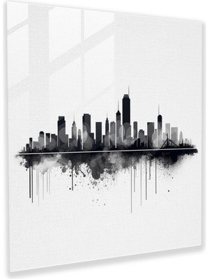 Painted Anarchy Dope Metropolis Essence - Minimalist Cam Baskı - Uyuşturucu, Duvar Dekorasyonu, Minimalist, Temiz, 30X30