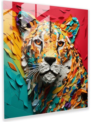 Painted Anarchy Çita Cam Sanatı - Çita, Dinamik, Duvar Dekorasyonu, Ev Dekorasyonu, 30X30