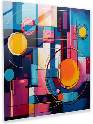 Painted Anarchy Funky Soyut Cam Baskı - Funky, Soyut Sanat, Funky, Cam Baskı, 30X30