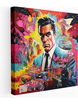 Painted Anarchy Goodfellas Duvar Sanatı - Goodfellas, Duvar Dekorasyonu, Ev Dekorasyonu, Kanvas Tablo Duvar Sanatı, 30X30
