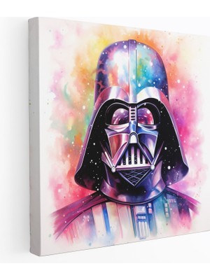 Painted Anarchy Darth Vader Kanvas Tablo - Darth Vader, Rüya Gibi Portre, Kanvas Tablo, Ev Dekorasyonu, 30X30