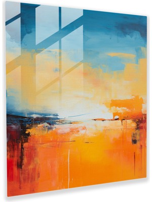 Painted Anarchy Nostaljik Gün Batımı Cam Baskı - Nostalji, Cam Baskı, Gün Batımı, Cam Tablo, 30X30