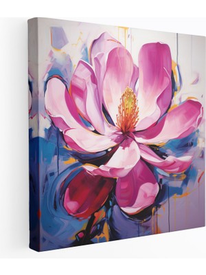 Painted Anarchy Soyut Manolya Kanvas Tablo - Manolya, Duvar Dekorasyonu, Ev Dekorasyonu, Kanvas Tablo, 30X30