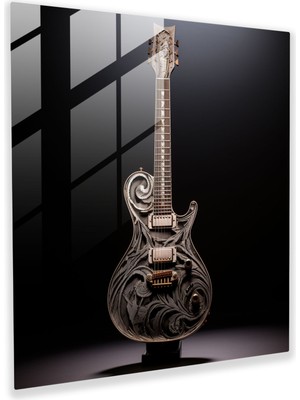 Painted Anarchy Metallica Gitar Heykel Cam Baskı - Metallica, Metallica, Metallica Şarkı Sözleri, Büyüleyici, 30X30