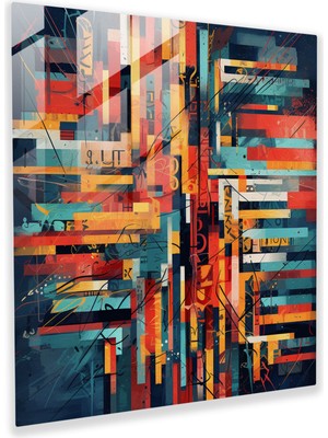 Painted Anarchy Marvel Glass Print - Marvel Alıntılarıyla Soyut Tipografi Sanatı - Marvel, Tipografi, Cam Sanatı, Soyut Tipografi Sanat Eseri, 30X30