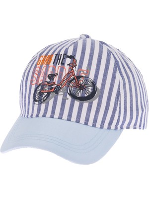 Kitti Çocuk Erkek Şapka ( 4-8 Yaş ) Y8210-01 Buz Mavisi