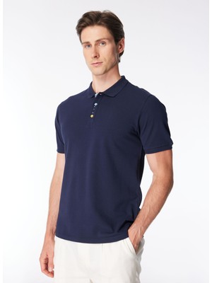 Sseinse Polo Yaka Düz Lacivert Erkek T-Shirt PE2706SS T-Shirtlacivert