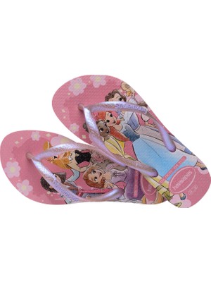 Havaianas Pembe Çok Renkli Kadın Plaj Terliği Kıds Slım Prıncess