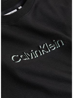 Calvin Klein Bisiklet Yaka Siyah Erkek T-Shirt K10K113105BEH