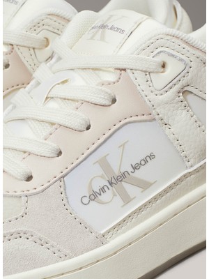 Calvin Klein Krem Kadın Sneaker YW0YW014900GE